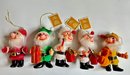 22 Vintage Christmas Ornaments, Some Felted, Some New With Tags