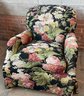 Century By Hickory NC Overstuffed Chair With Floral Print
