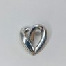 Sterling Silver Heart Pendant (Approximately 4.4 Grams)
