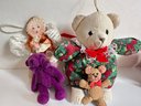 14 Christmas Ornaments, Angels & Stuffies