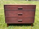 A Vintage Mid Century Modern Mahogany Chest Of Drawers By Ramseur Furniture