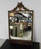 Louie The XV Style Antique Giltwood Mirror With Fruit Basket Crest