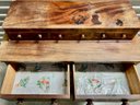 Eight Drawer Crotch Mahogany Empire Dresser