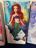 Three DISNEY Character Dolls (Jasmine, Ariel, Elsa From Frozen - Each Set Includes Doll-sized Hairbrush