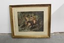 After Carle Vernet, Mezzotint Entitled 'Chasseur Egare', A Fox Hunting Scene