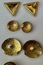 Lot Of Vintage Goldtone And Enamel Costume Earrings (7)