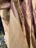 A Gorgeous Dramatic  Custom Made Silk Pleated Drapery - Irridescent