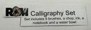 New In Box Calligraphy Set & Calligraphy Instruction Book