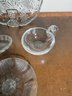 Assorted Glass Tray And Plates