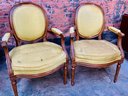 Matching Green Parlor Chairs Original November 1963 Tag On Bottom Sturdy