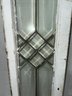Gorgeous Antique 77 Inch Leaded Glass Window Panel