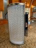An Allen And  Roth Crystal Columnar Wall Sconce - Chrome Finish