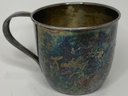 Vintage 1847 Rogers Bros. I.S. Holloware 'Springtime' Silver Plated Cup  (Engraved With 'Kathy')