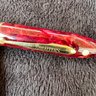 Vintage Sheafers 18K Nib Feather Touch Red Fountain Pen