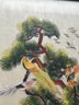 Stunning Asian Silk Embroidered Tapestry- One Hundred Birds