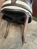 Louis XI Style Vintage Revolving Cane Back Door Chair