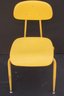 Group Of 4 Mid Century Modern YELLOW Childrens Chairs
