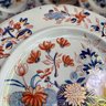 A Collection Of 6 Mason Ironstone 5' Hand Painted Plates - Japan Basket - C1810