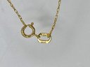 Dainty 14kt Gold Amethyst Necklace (Approximately 0.7 Grams)