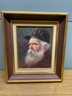 Framed Oil Painting Of Bearded Old Man Fisherman. Signed Rafion. Frame Measures 12 1/2' X 14 1/2'.