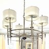 A Classic Star Arm Chandelier In Polished Nickel From Global Views