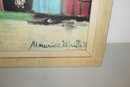 Maurice Utrillo Signed Print, Montmartre