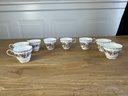 Aynsley Pembroke Bone China Teacups And Saucers - 8 Sets