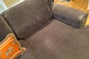 2 Cushion Brown Sofa With Chaise