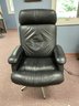 Quality Contemporary Swivel Chair With Ottoman, Custom Made For Wayside Of Milford.