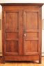 Gorgeous Tall Antique 19th Century French Country Walnut Armoire With Wonderful Details