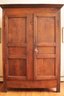 Gorgeous Tall Antique 19th Century French Country Walnut Armoire With Wonderful Details