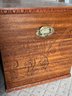 Oriental Inspired Engraved Camphor Chest