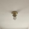 A Collection Of 4 Vintage Metal Ceiling Fixtures -