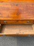 Very Early Antique Circa 1800 Slant Top Secretary Desk With Eagle Hardware.