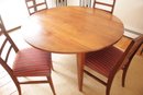 Great Early Antique Folding Drop Leaf Gateleg Dining Table