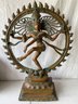 Large Vintage Bronze Natraj Jali, Dancing Shiva's Sculpture. 27' Tall