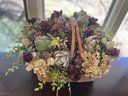 Beautiful Faux Hydrangea Floral Basket  15' X 11'
