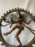 Large Vintage Bronze Natraj Jali, Dancing Shiva's Sculpture. 27' Tall