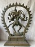 Large Vintage Bronze Natraj Jali, Dancing Shiva's Sculpture. 22' Tall
