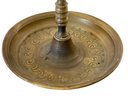 Vintage Brass Moroccan Incense Burner With Hinged Top