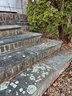 A Collection Of Over 140' Of Bluestone Steps - Great Patina - 1' - 1.5' Thick - Hand Loose