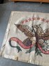 Vintage Folk Art Hooked Rug, An American Eagle   (e) 45' X36'