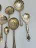 Collection Of Antique Silver Serving Spoons