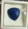 APPROX 11.95CT 10X10 MM CHECKERBOARD LAPIS STONE