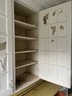 An Amazing Original Classic  Wood Butlers Pantry With Glass Pane Cabinets
