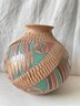 Signed Large Vintage Southwestern Native American Pottery Water Jar. 10.5' Tall