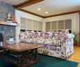 Priority Seating By Shuford - Floral Pattern Rolled Arm Sofa And Loveseat