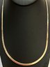 ITALIAN GOLD OVER STERLING SILVER 20' CHAIN NECKLACE NICE