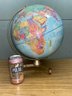 Vintage Globe On Stand. Replogle Stereo Relief Globe. Made In U.S.A.