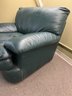 Large Green Leather Chair